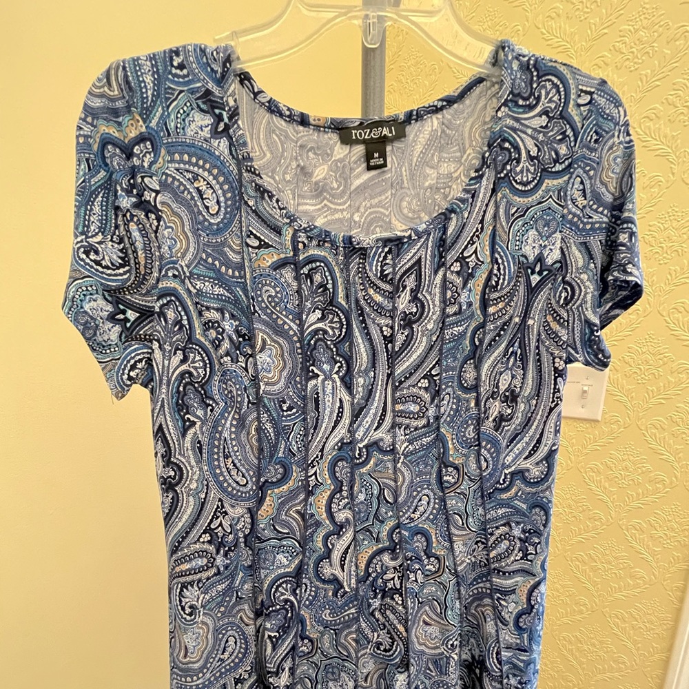 M Roz & Ali Dress Top Short Sleeve
